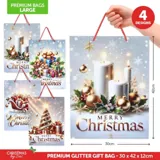 Gift Bag Premium Glitter Magical Christmas Series Large 30cm X 42cm X 12cm 4 Assorted Designs – image 4