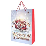 Gift Bag Premium Glitter Magical Christmas Series Large 30cm X 42cm X 12cm 4 Assorted Designs – image 1
