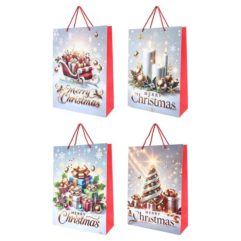 Gift Bag Premium Glitter Magical Christmas Series Large 30cm X 42cm X 12cm 4 Assorted Designs – image 3