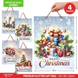 Gift Bag Premium Magical Christmas Series Jumbo 43cm X 55cm X 15cm 4 Assorted Designs – image 4