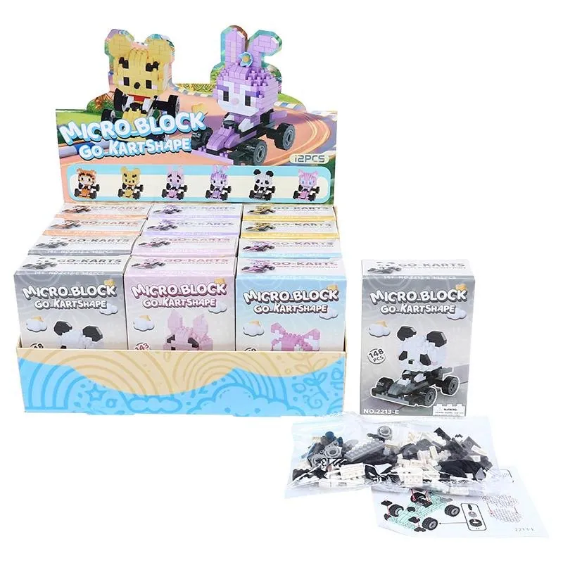 Building Blocks Go-Karts 6 Assorted Designs – image 4