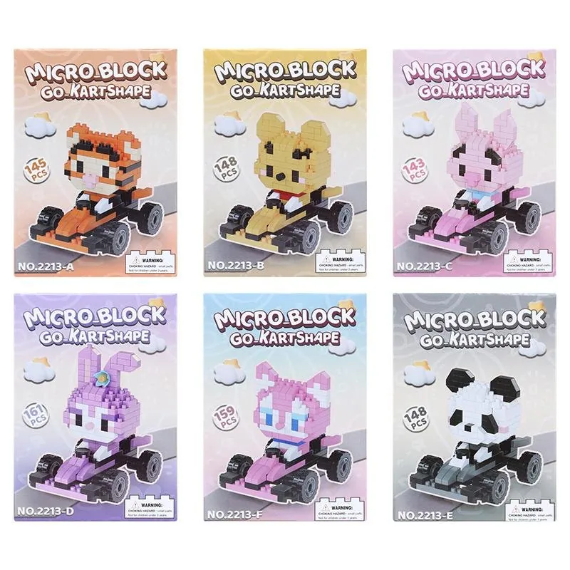 Building Blocks Go-Karts 6 Assorted Designs – image 2