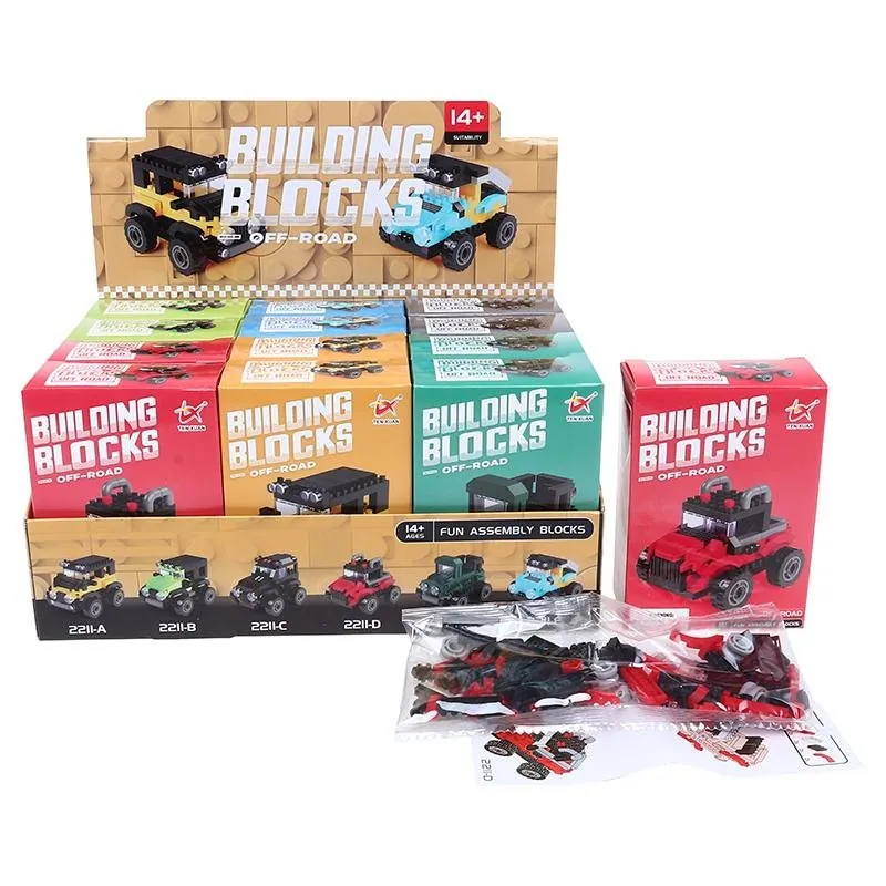 Building Blocks Off-Road Trucks 6 Assorted Designs – image 4