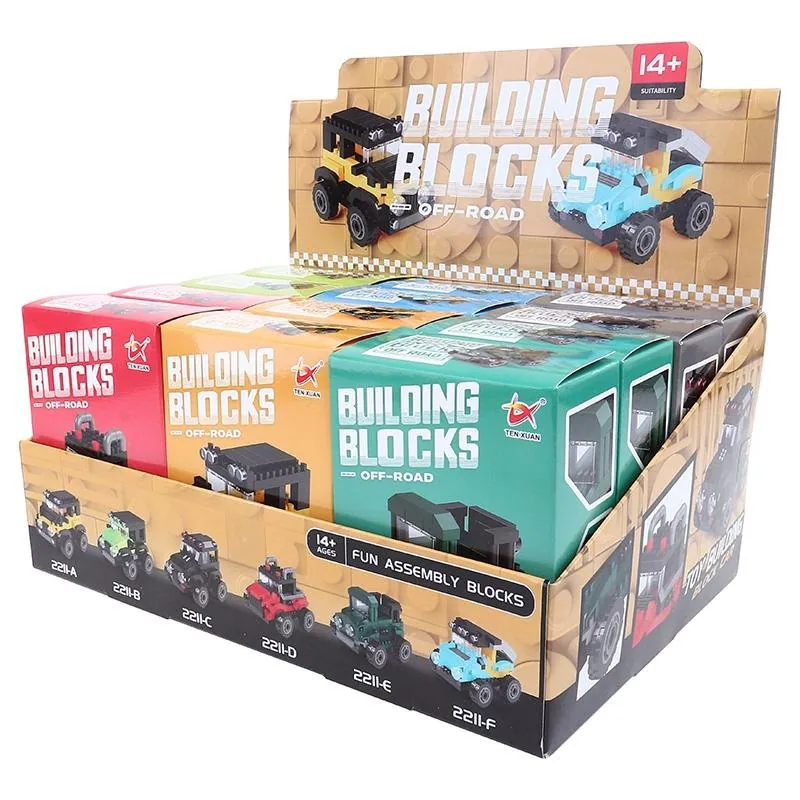 Building Blocks Off-Road Trucks 6 Assorted Designs – image 3