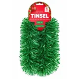 Christmas Tinsel Matte Finish 5m X 9cm - Gold, Silver, Red & Geen – image 1