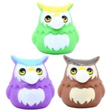 Squishy Squeeze - Bubble Owl - 5.5cm X 6cm - 3 Assorted Colours – image 1