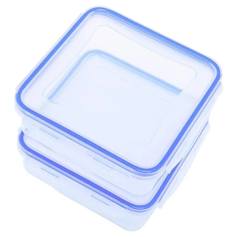 Container Lock It Fresh Square 2pk 700ml – image 2