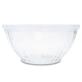 Clear Plastic Salad Bowl with Clear Pet Lid 3.5l – image 4