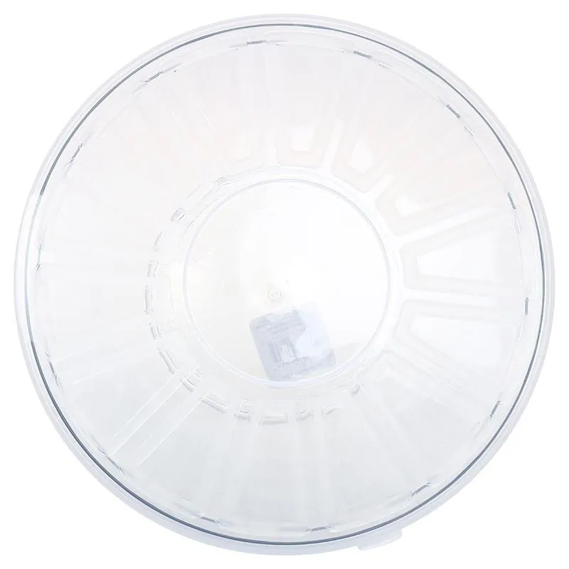Clear Plastic Salad Bowl with Clear Pet Lid 3.5l – image 3