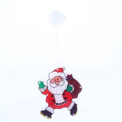 Decorative Light Battery Operated Christmas Characters with Suction Cup 10LED Warm White 4 Assorted Characters Requires: 3 X AAA Batteries (Not Included)