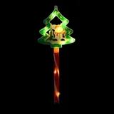 Stake Light Solar Christmas Tree with Candy Stripe Stake 9LED 11cm X 12.5cm X 48.5cm Warm White 8 Functions – image 2