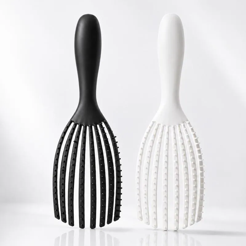 Brush Soft Flow Detangling Brush Black & White Assorted – image 2