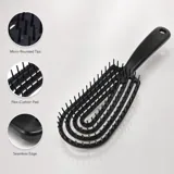 Brush Medium Tamer Detangling Paddle Black & White Assorted – image 1