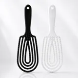 Brush Medium Tamer Detangling Paddle Black & White Assorted – image 2