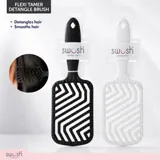Brush Medium Tamer Detangler Black & White Assorted – image 2