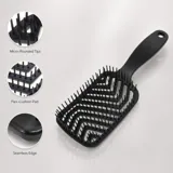 Brush Medium Tamer Detangler Black & White Assorted – image 1