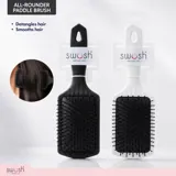 Hair Brush Detangling Paddle 24cm X 8cm - Black & White Assorted – image 2