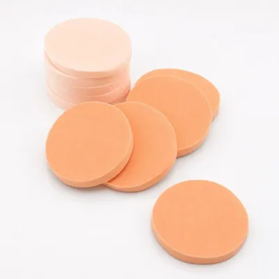 Makeup Blending Round Sponges 10pk – Assorted Colours Nude & Cream