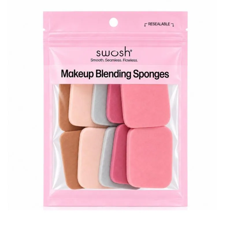 Makeup Blending Beauty Sponge Set (Rectangle) 10pk - 5.5cm X 4.3cm – image 4