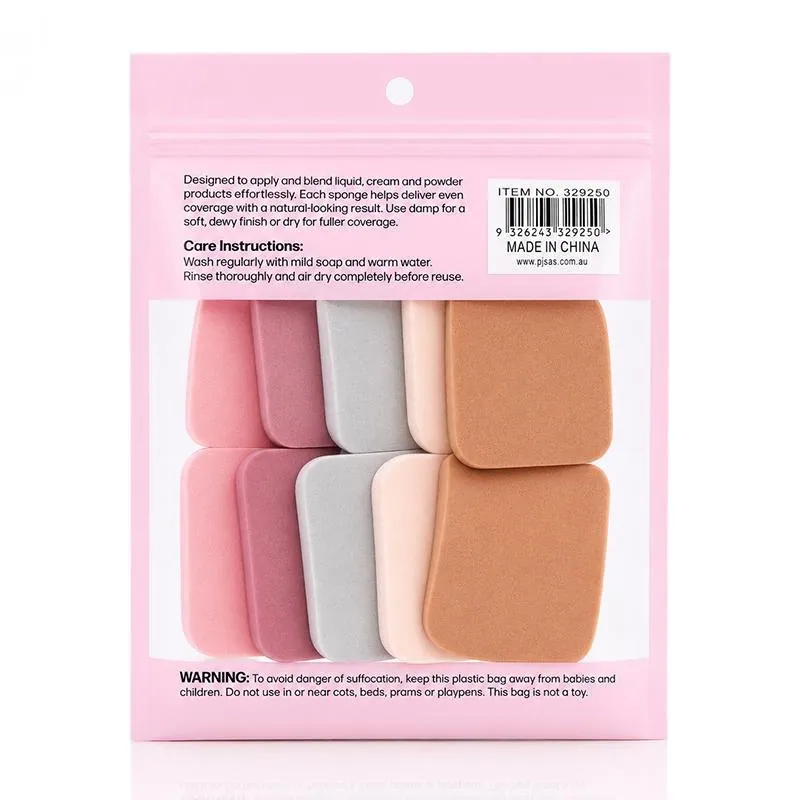 Makeup Blending Beauty Sponge Set (Rectangle) 10pk - 5.5cm X 4.3cm – image 3