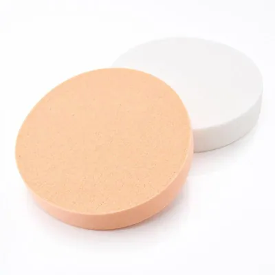 Makeup Blending Round Sponges 2pk - Assorted Colours Nude & Cream 8cmØ