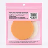Makeup Blending Round Sponges 2pk - Assorted Colours Nude & Cream 8cmØ – image 3