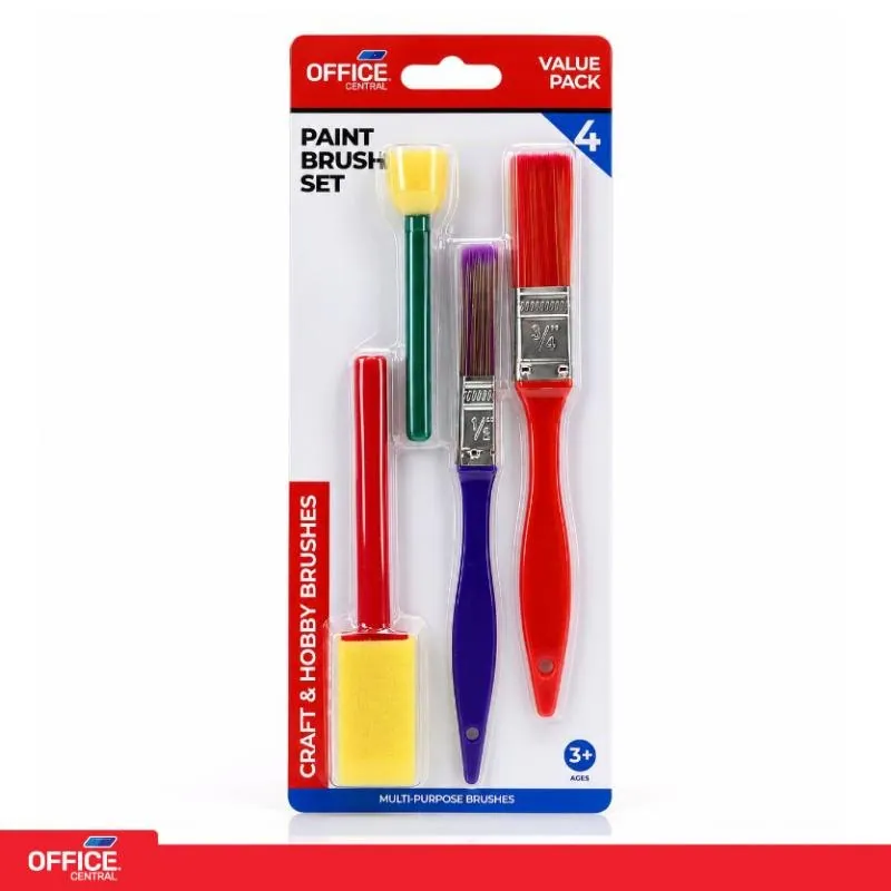 Drawing & Craft Paint Brush Craft Set 4pk – image 4