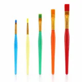 Drawing & Craft Paint Brush Craft & Hobby 5 Assorted Brushes – image 1