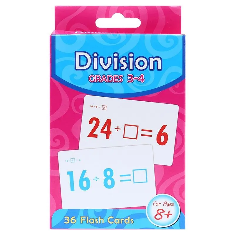 Educational Flash Cards Division 36pk – image 4