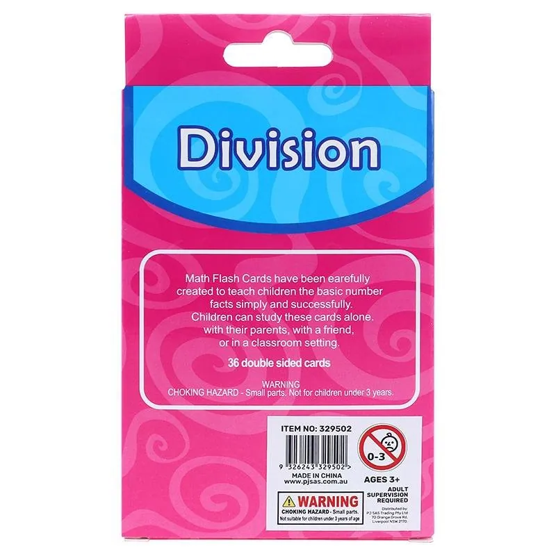 Educational Flash Cards Division 36pk – image 3