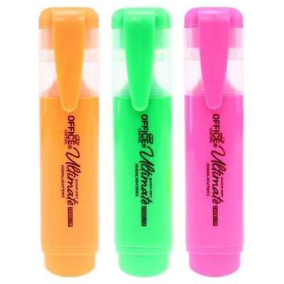 Highlighter Jumbo Pink, Orange & Green 3pk