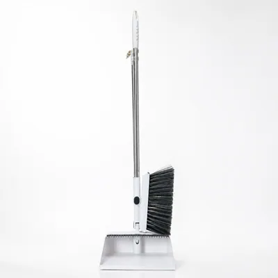 Broom Lobby & Dustpan Set with Intergrated Broom Comb 830mm Handle (Soft~Medium Bristle)