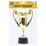 Gold Plastic Trophy Classic Cup Style Display Award with Black Base 13.5cm X 22.5cm X 8.4cm – image 4