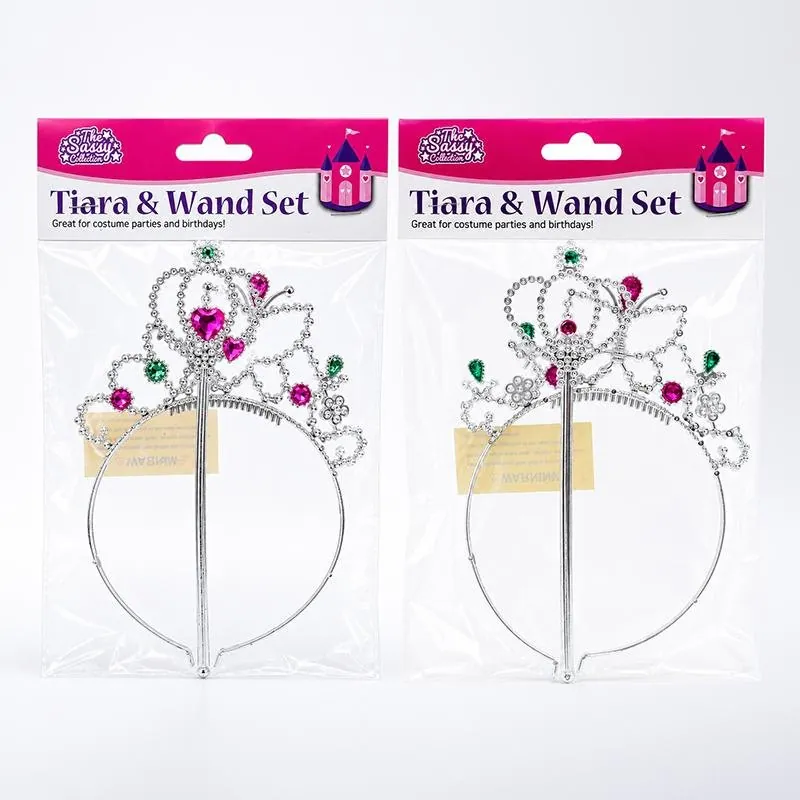 Tiara & Wand 2pc Set - 2 Assorted Designs – image 4
