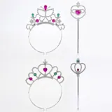 Tiara & Wand 2pc Set - 2 Assorted Designs – image 1
