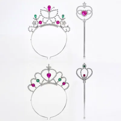 Tiara & Wand 2pc Set - 2 Assorted Designs