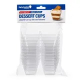 Dessert Cups Clear Mini Plastic Square 4.8cm X 5cm - 50ml - 20pk – image 4