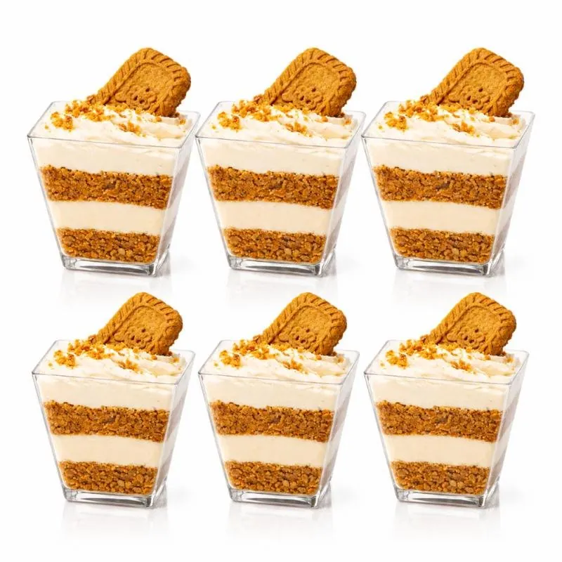 Dessert Cups Clear Mini Plastic Square 4.8cm X 5cm - 50ml - 20pk – image 2