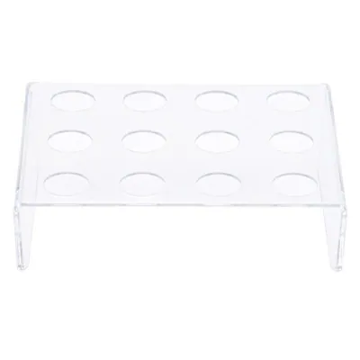 Dessert Cups Clear Plastic Cone with Stand 9.8cm X 5.8cm - 45ml - 12pk