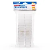 Dessert Cups Clear Plastic Rectangular 8.2cm X 4cm - 80ml - 20pk – image 4