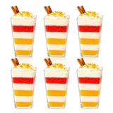 Dessert Cups Clear Plastic Rectangular 8.2cm X 4cm - 80ml - 20pk – image 2