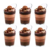 Dessert Cups Clear Plastic Round Slanted 8.2cm X 4.3cm - 63ml - 20pk – image 2