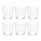Dessert Cups Clear Plastic Hexagonal 4.8cm X 5.5cm - 55ml - 20pk – image 1