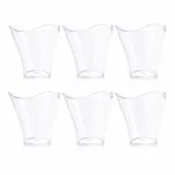 Dessert Cups Clear Plastic Triangular 7.5cm X 6.5cm - 75ml - 20pk – image 1