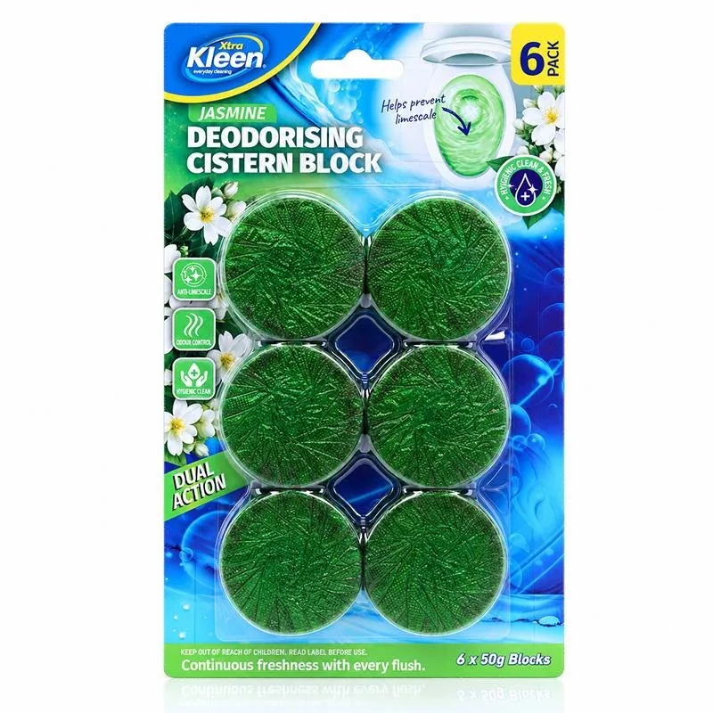 Toilet Deodorising Cistern Blocks 6pk X 50g Each – Jasmine – image 4
