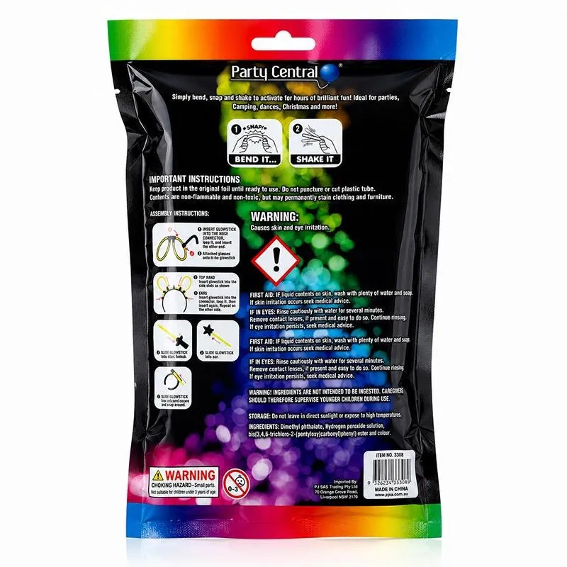 Glow Stick Party Value Pack 63 Pieces – image 2