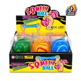Squishy Squeeze - Slow Rise Swirl Ball - Ø5.5cm - Assorted Colours – image 3