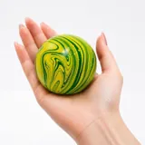 Squishy Squeeze - Slow Rise Swirl Ball - Ø5.5cm - Assorted Colours – image 2