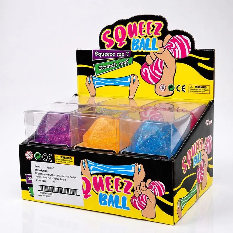 Squishy Squeeze - Slow Rise Series Crystal Gem - 5.5cm - Assorted Colours – image 3