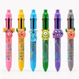 Pen 6-in-1 Character Pen Monsters 6 Assorted Designs – image 1